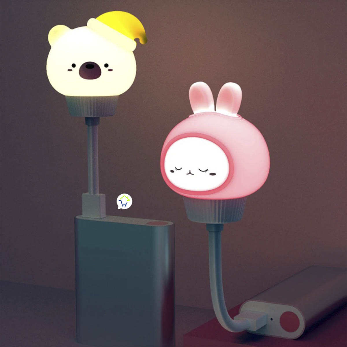  Luz De Noche Led Usb Kawaii 7lam 